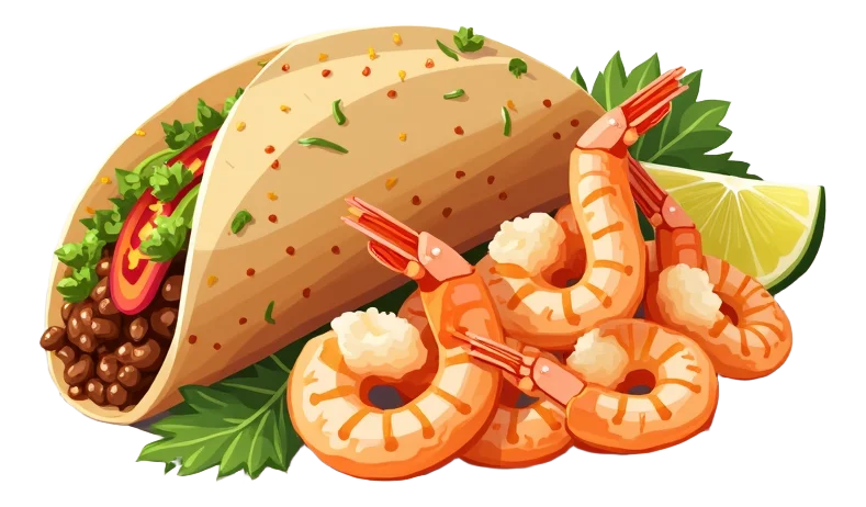 Baja Burrito - Shrimp
