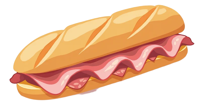 Ham & Cheese Baguette