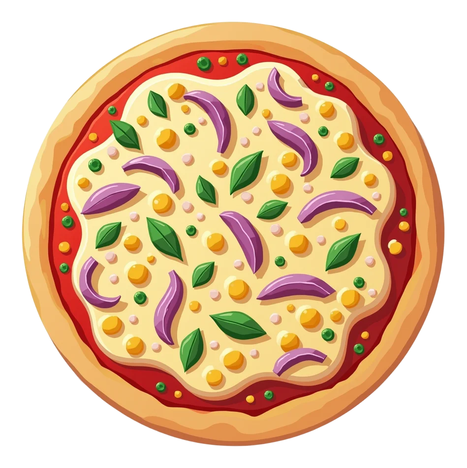 Chicken, Sweetcorn & Red Onion Pizza