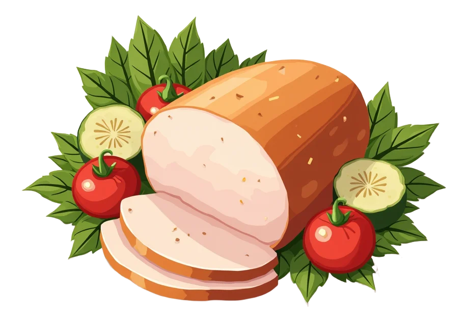 Sliced Turkey Breast and Winter Vegetables