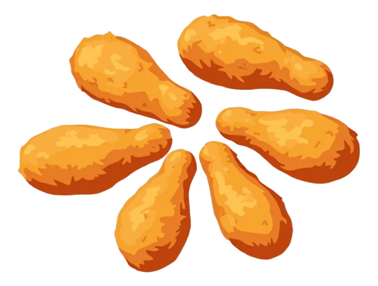 6 Chicken Tenders