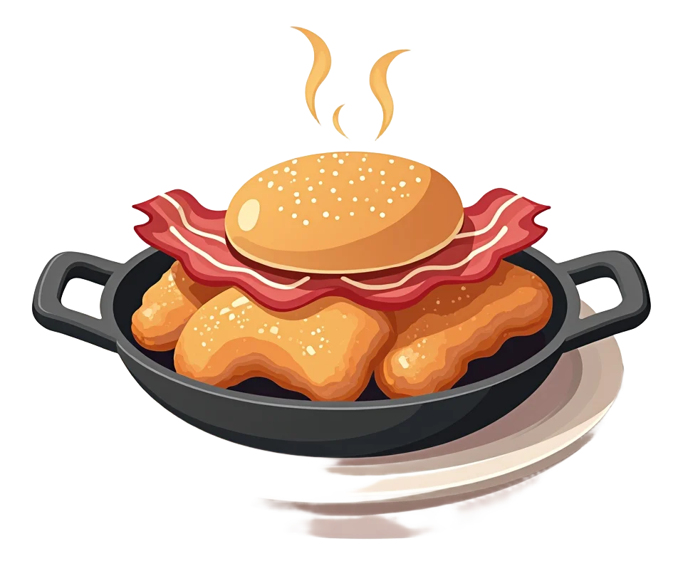 Chicken & Bacon Club - Sharing Pan (13")