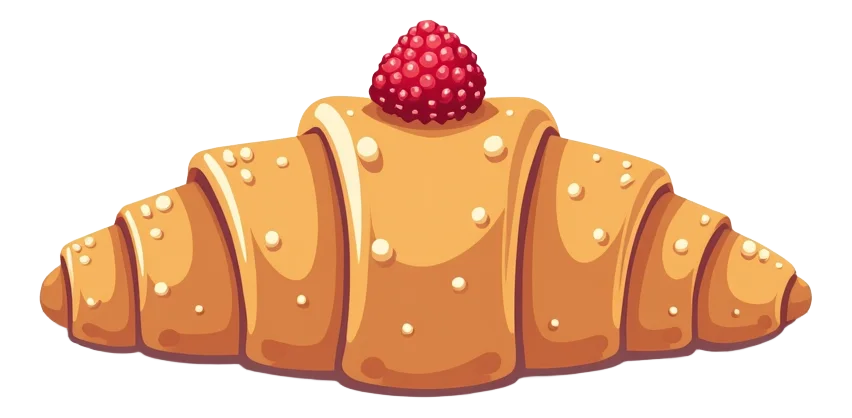 Raspberry Croissant