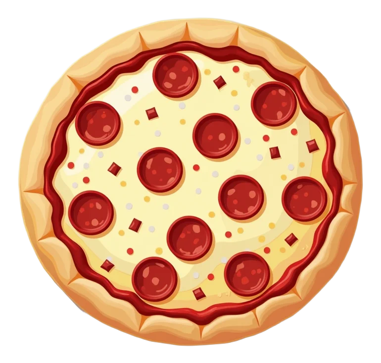 Veggie - Individual Pepperoni Stuffed Crust (11")