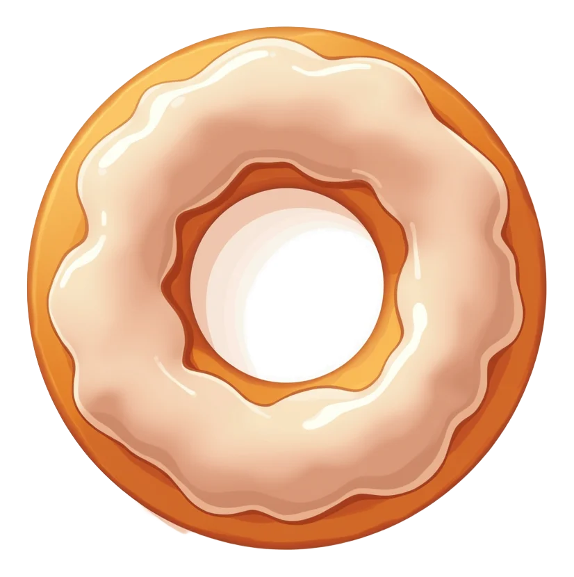 Glazed Ring Doughnuts (2 pack)