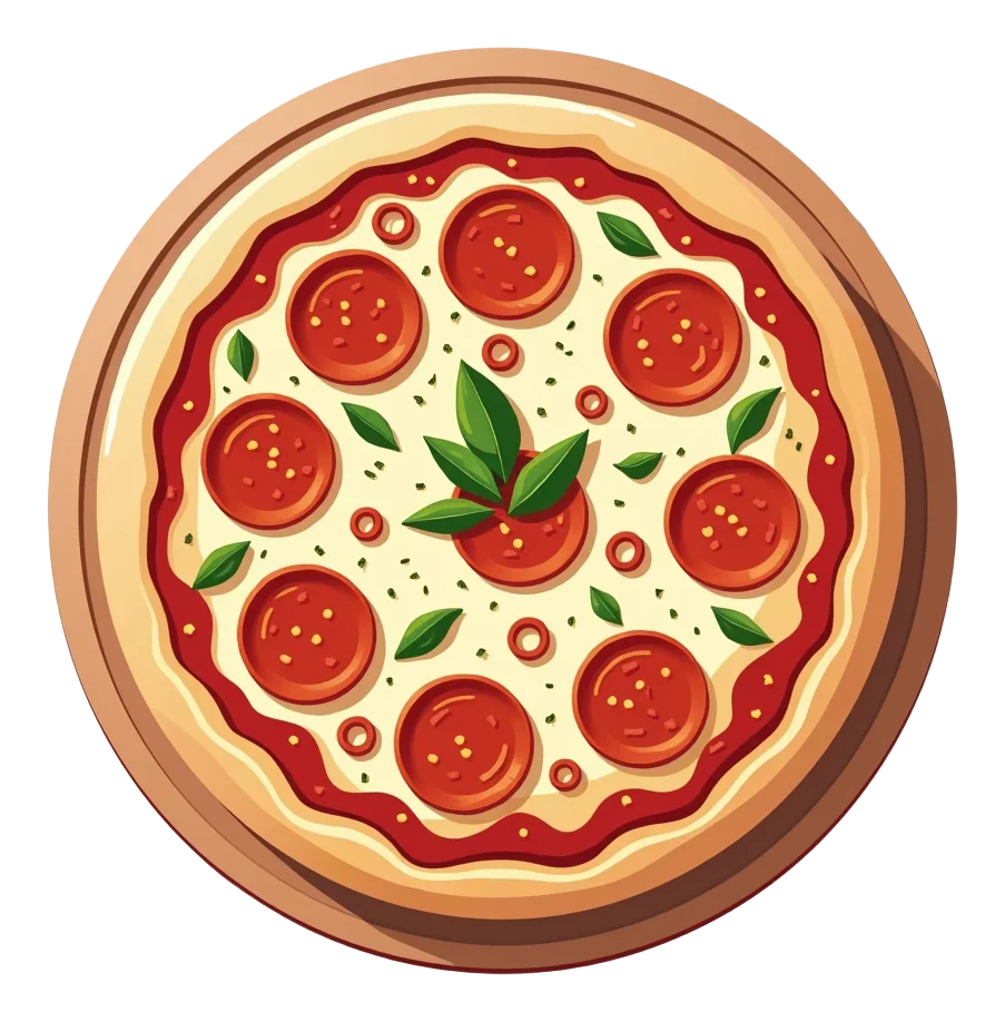 Sharing Handcrafted (14") WITHOUT Garlic - Sharing Pepperoni Stuffed Crust (14")