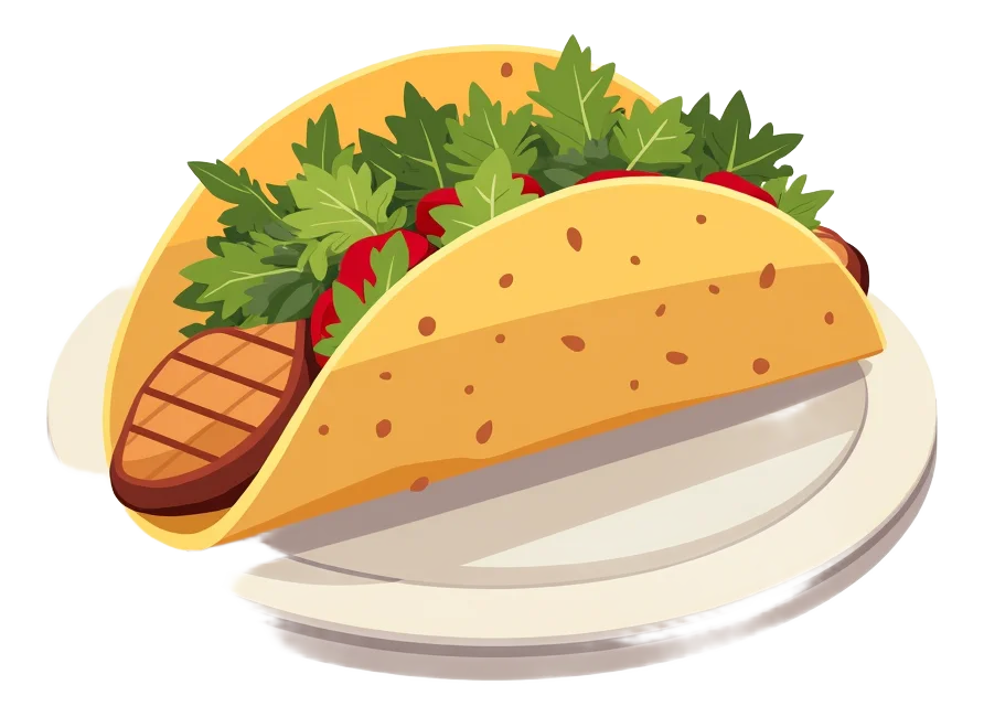 Soft Taco Supreme - Grilled Chicken
