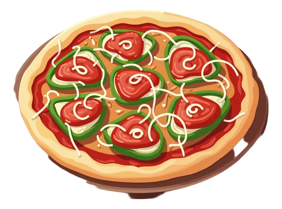 NEW - Korean BBQ VEG - Individual Stuffed Crust (11")