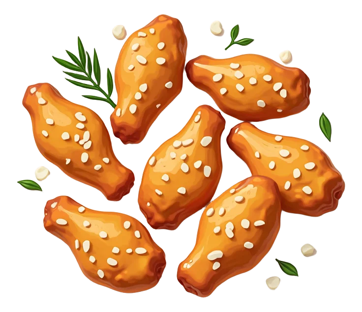10 Count Garlic Parmesan Chicken Wings