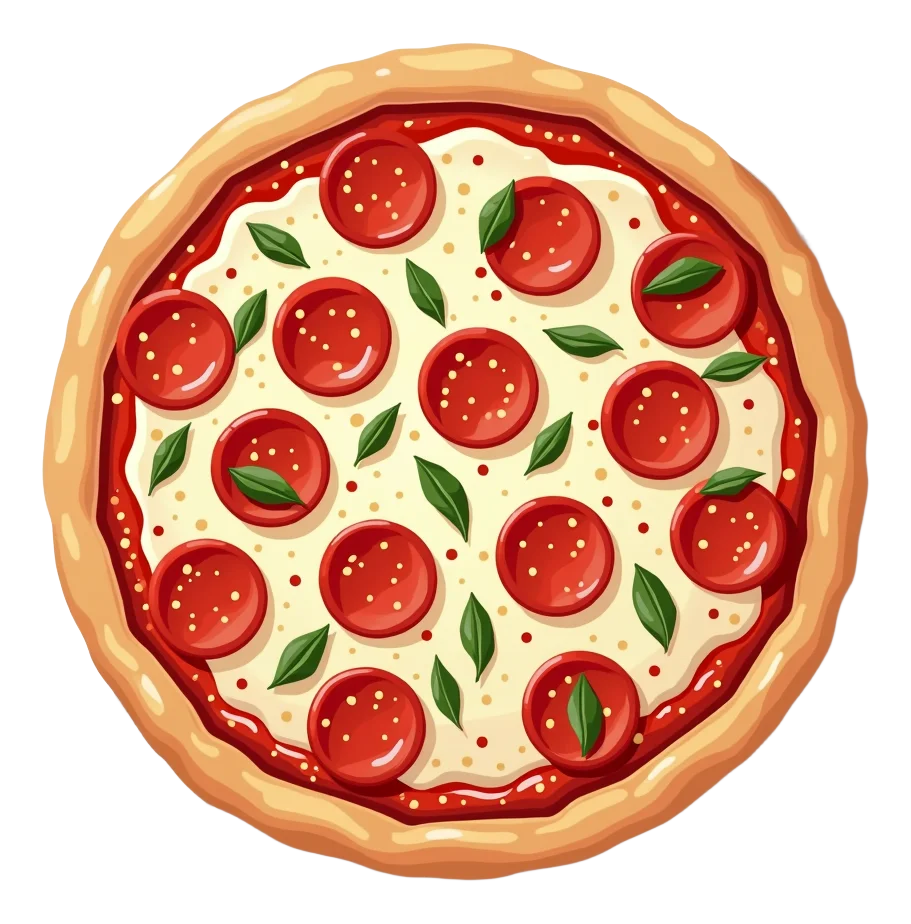 Margherita - Individual Pepperoni Stuffed Crust (11")