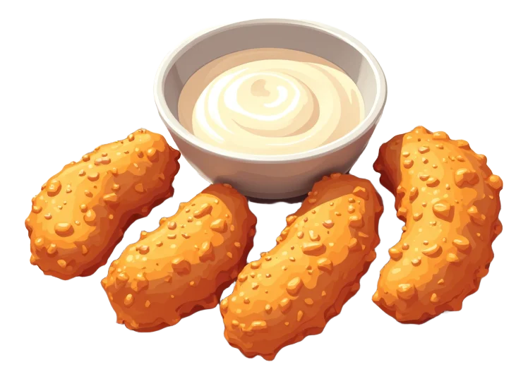 Crispy Chicken Tenders (5) with Cali Ranch Sauce