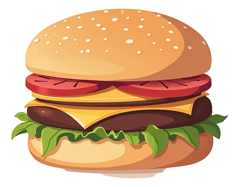 Hamburger (bun + meat only)