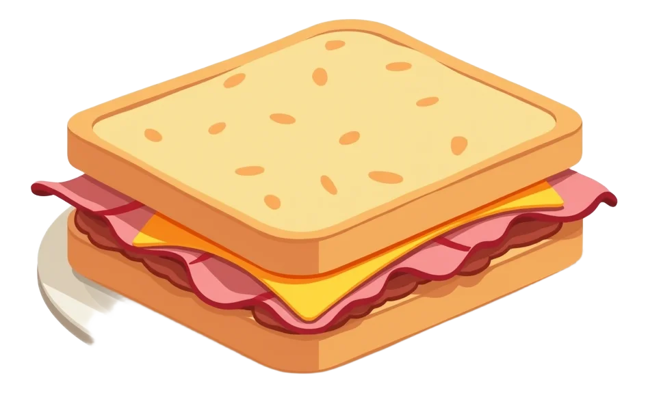 Cheese and Ham Panini