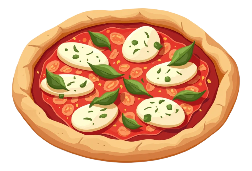 Goat's Cheese & Pepper Pizza