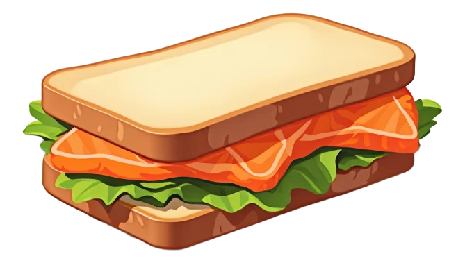 Scottish Smoked Salmon Sandwich
