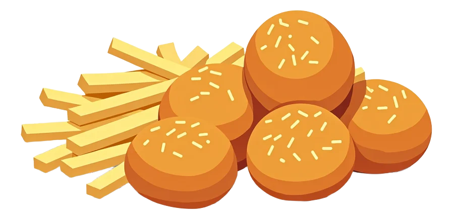 8 Boneless Bites & Fries Combo