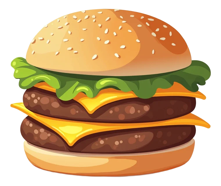 Classic Cheese Burger - Single - Cheddar Cheese