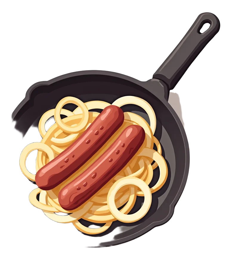 Sausage & Onion - Individual Pan (9")