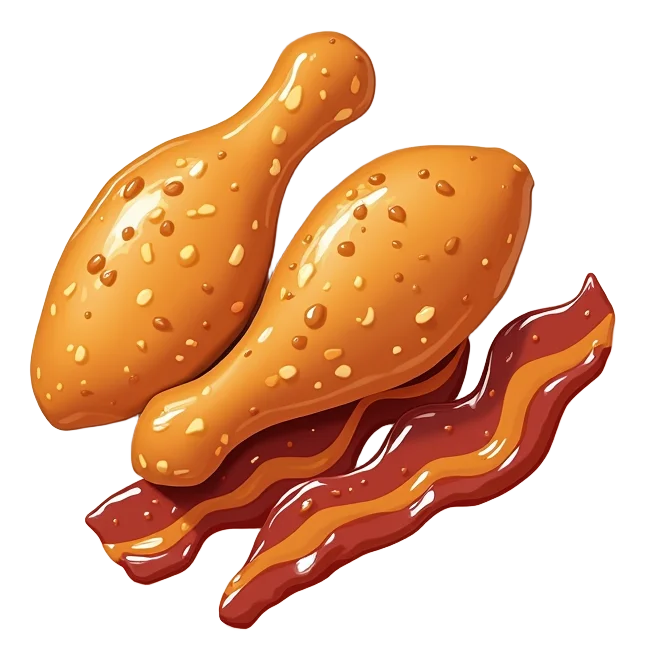 BBQ Honey Mustard Chicken & Bacon