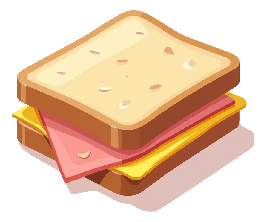 Ham, Cheese & Mustard Panini