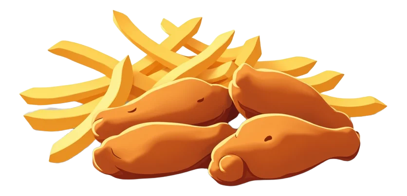 Chicken Wings Combo Fries