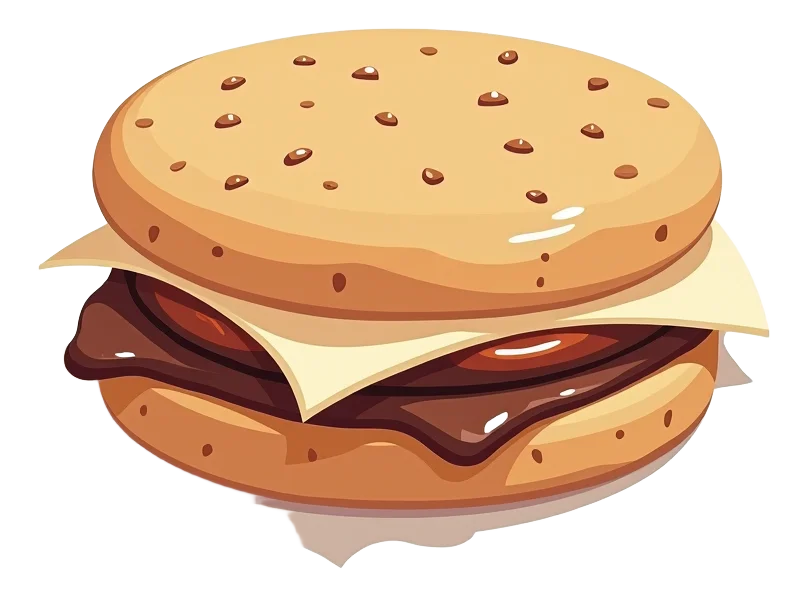Maple Hazelnut Cookie Sandwich