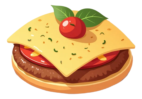 Peach & Parma Hot (Large Classic)