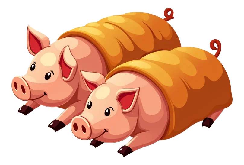 Honey Glazed Pigs in Blankets