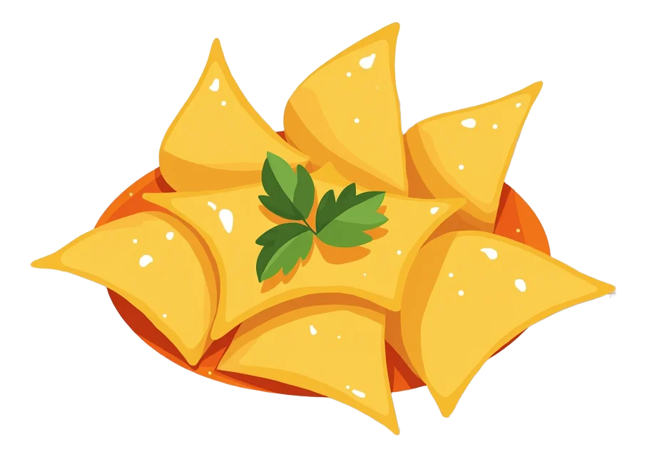 Nacho Chips with Cheese Sauce (Large)