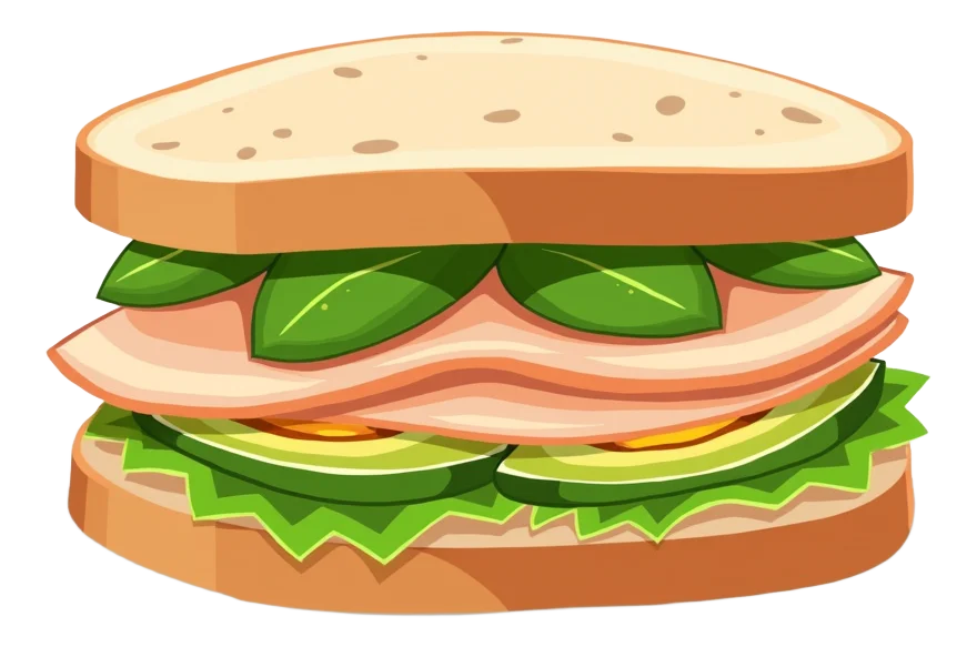 Chicken, Avocado & Basil Sandwich