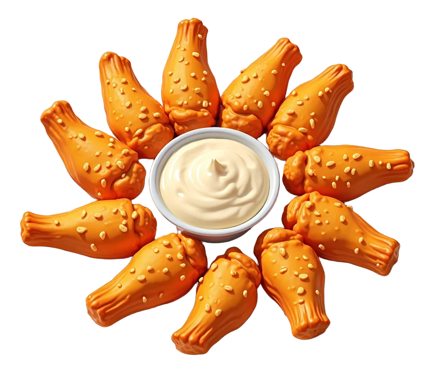 10 PC Classic Wings (Garlic Parmesan)