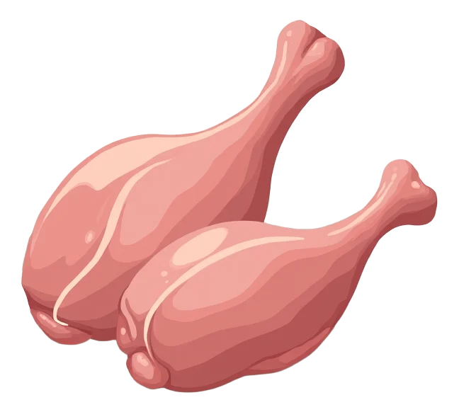 1 Thigh & 1 Drumstick Individual Meal