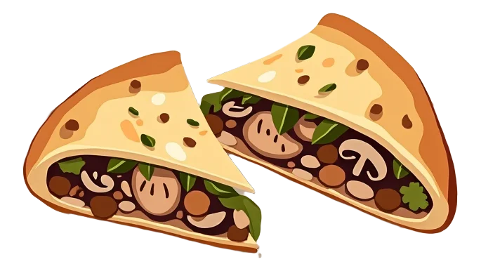 Truffle & Mushroom Calzone with Chicken