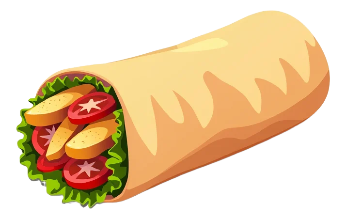 Flamin' Mini Wrap