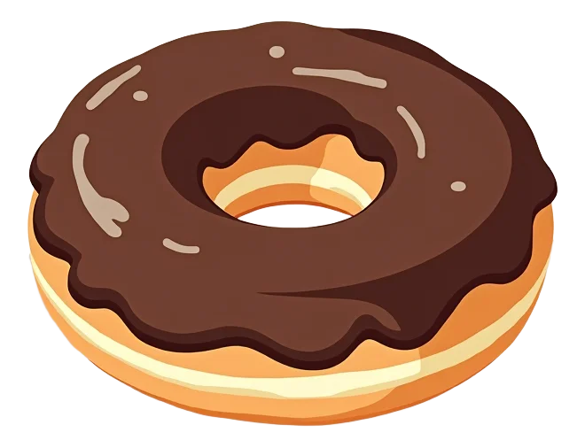 Filled Milk Chocolate Doughnut