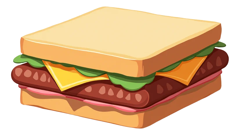 Sausage, Bean & Cheese Melt