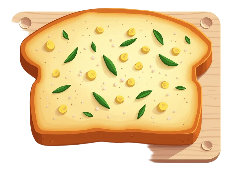 Cheesy Garlic Bread Board