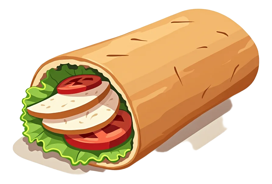 Roast Chicken Salad Roll
