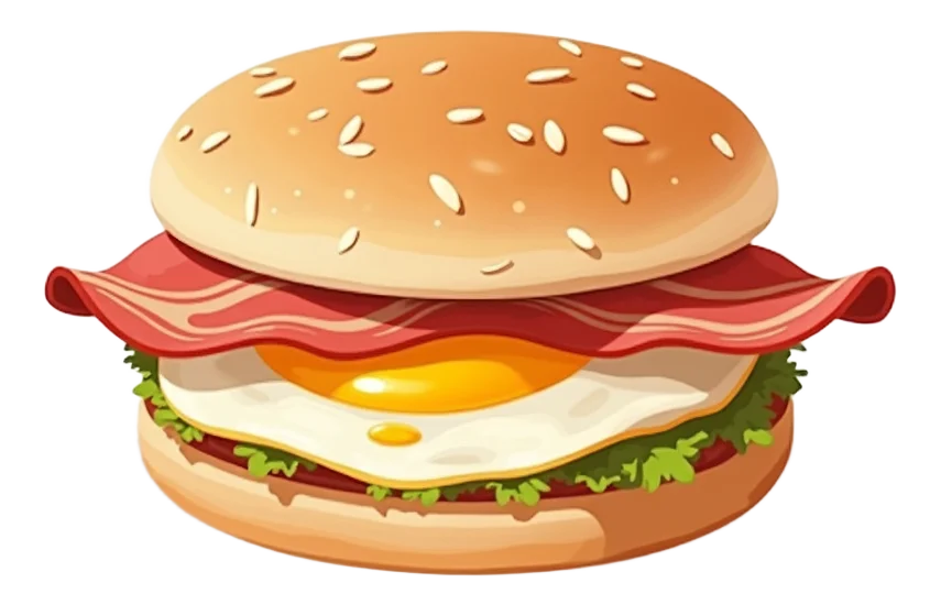 Double Bacon & Egg McMuffin