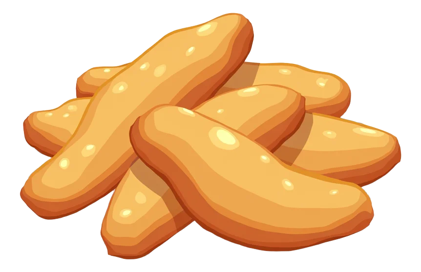 Chicken Strippers Combo Wedges UK