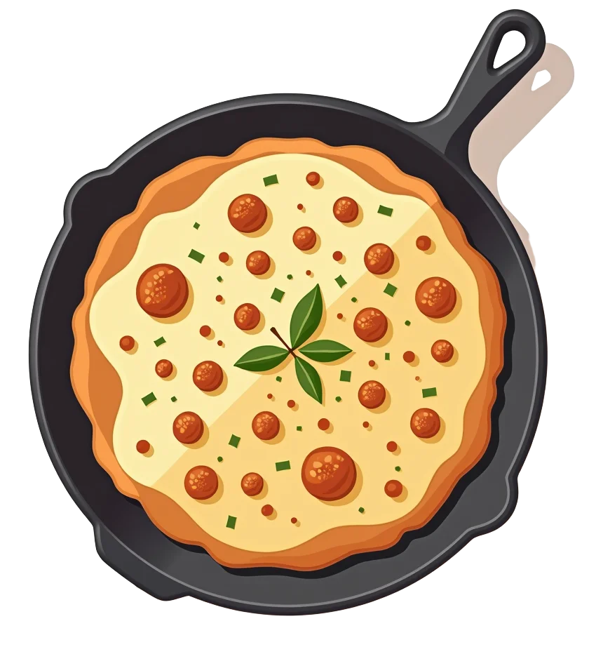 Three Cheese & Caramelised Onion - Individual Pan (9")