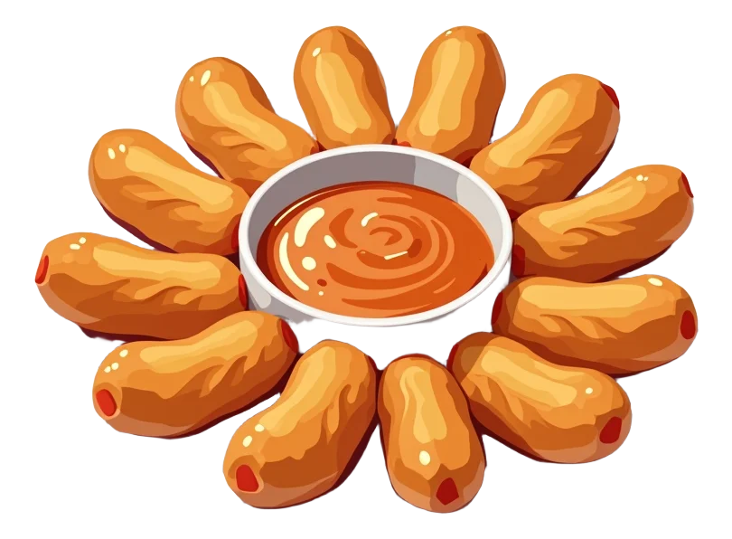 12 Honey BBQ Boneless