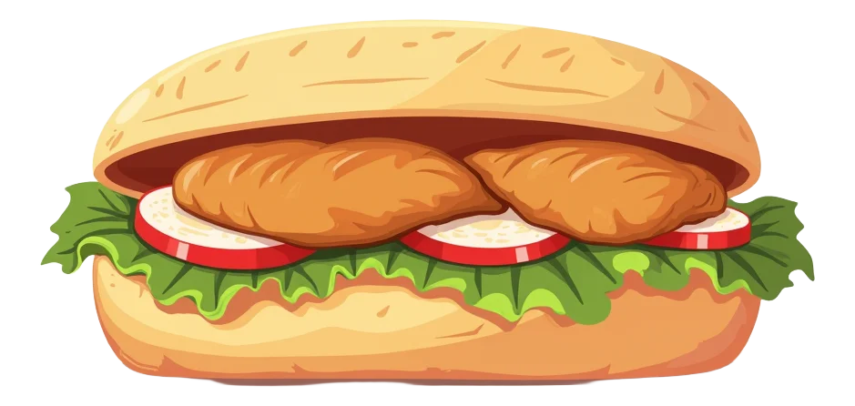 Roast Chicken Mayonnaise Baguette