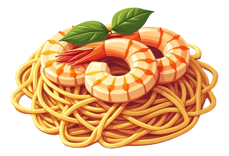 King Prawn Spaghetti