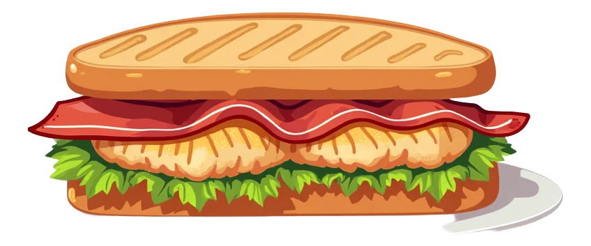 Grilled Chicken & Bacon Panini