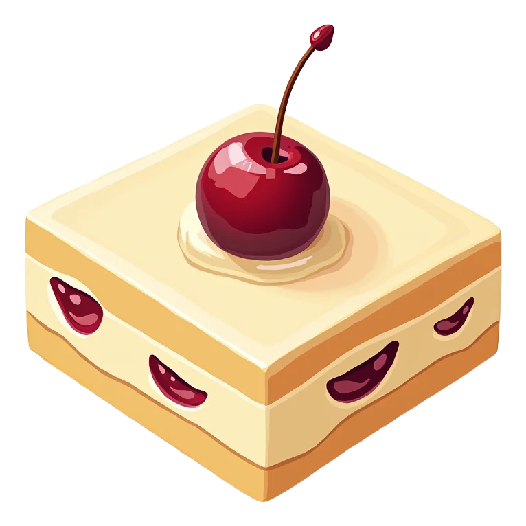 White Chocolate & Cherry Blondie