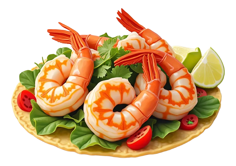 Charbroiled Shrimp Tostada Salad