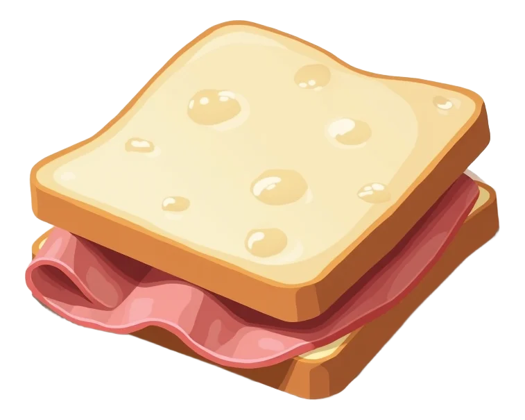 #3 Ham and Provolone - Regular