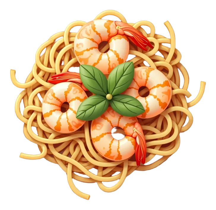 Chicken + Prawn Yaki Soba