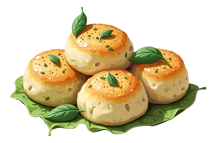 Loaded Pesto Dough Balls GF (Dine Out)